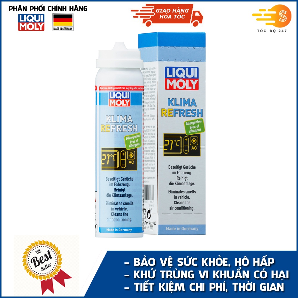 Chai xịt khử mùi và khử trùng máy lạnh Liqui Moly 20000