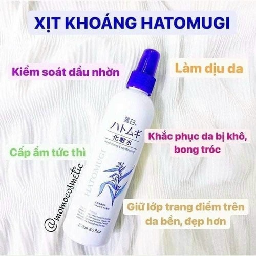 Xịt Khoáng Dưỡng Ẩm Và Làm Sáng Da Reihaku Hatomugi Mist Lotion 250ml | BigBuy360 - bigbuy360.vn