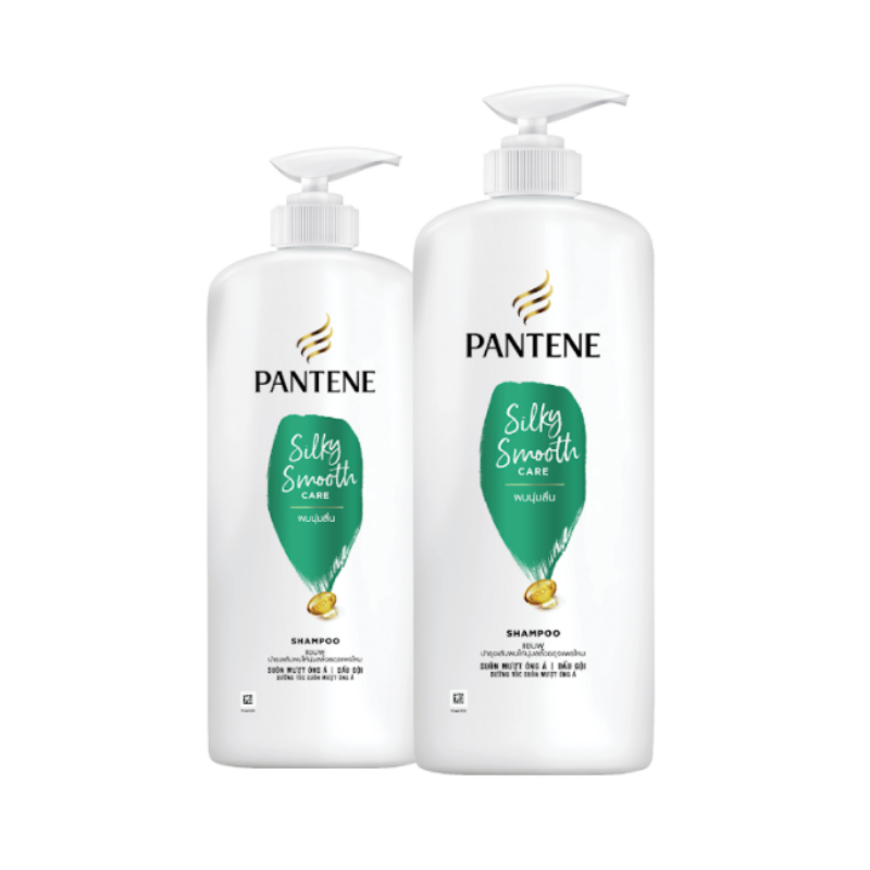 Combo 2 Dầu Gội PANTENE Pro-V Chai 1200ML Suôn Mượt Óng Ả