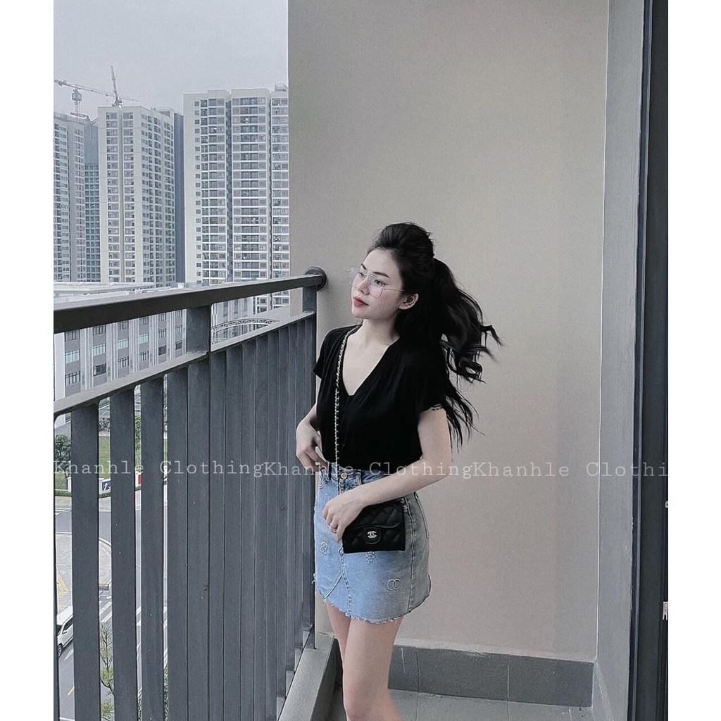 ÁO PHÔNG GIẤY NỮ CỔ TIM TAY HẾN HOT HIT  chất liệu cotton mềm mát,thấm mồ hôi. phom <60kg mang vừa