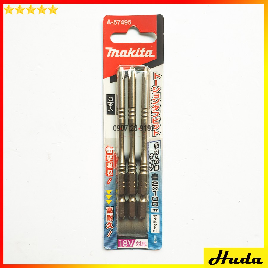 1 mũi Vít bake 1 đầu PH2 x 100mm MAKITA A-57495