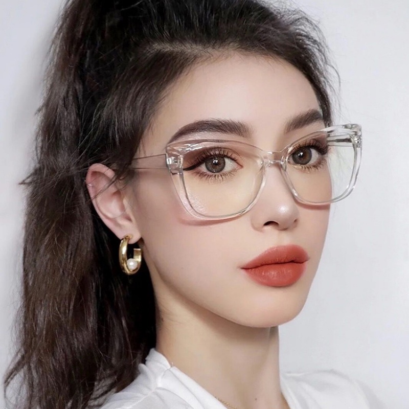 (AIMURUSI) COD Kính Gọng Hình Mèo TR90 Phong Cách Âu Mỹ Thời Trang Cho Nam Nữ