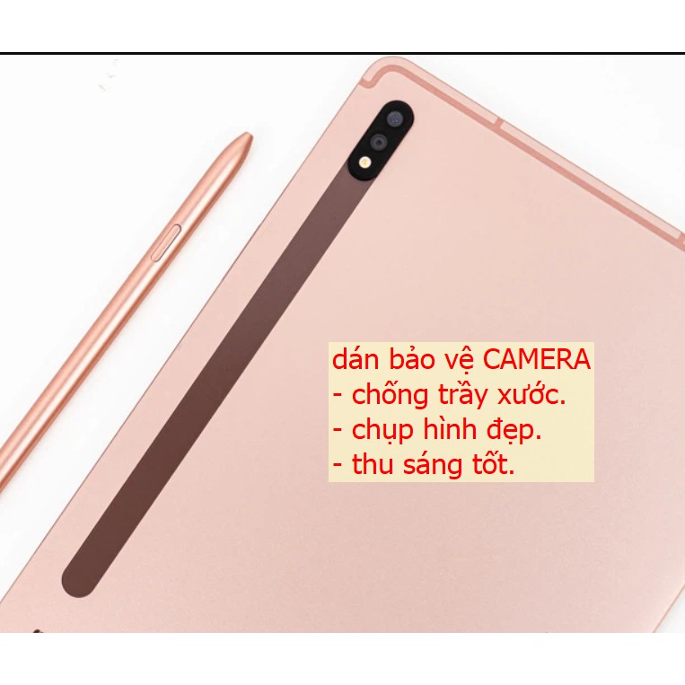 Dán kính cường lực dẻo nano Dành cho Samsung galaxy Tab S7/ S7 PLUS màn hình và camera