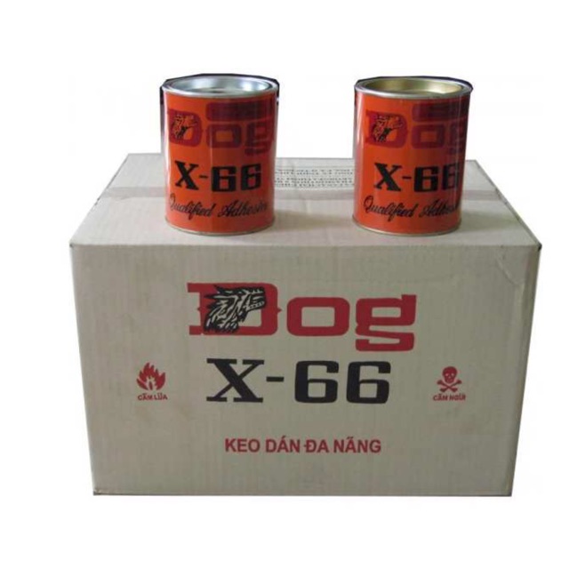 Keo Dog X66 dính thảm, da, cao su, màng nhựa với gỗ, formica 200ml