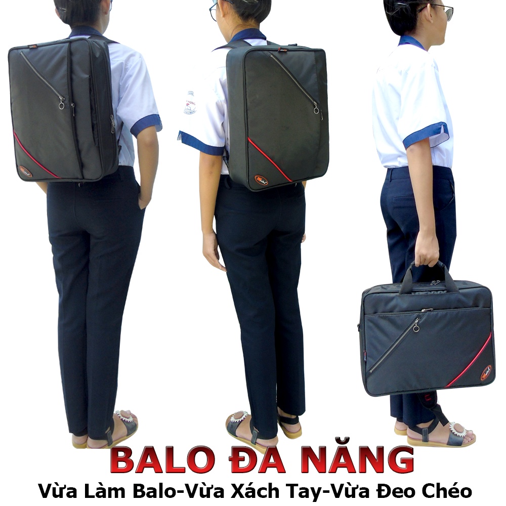 Cặp Đen Đa Năng Cho Học Sinh