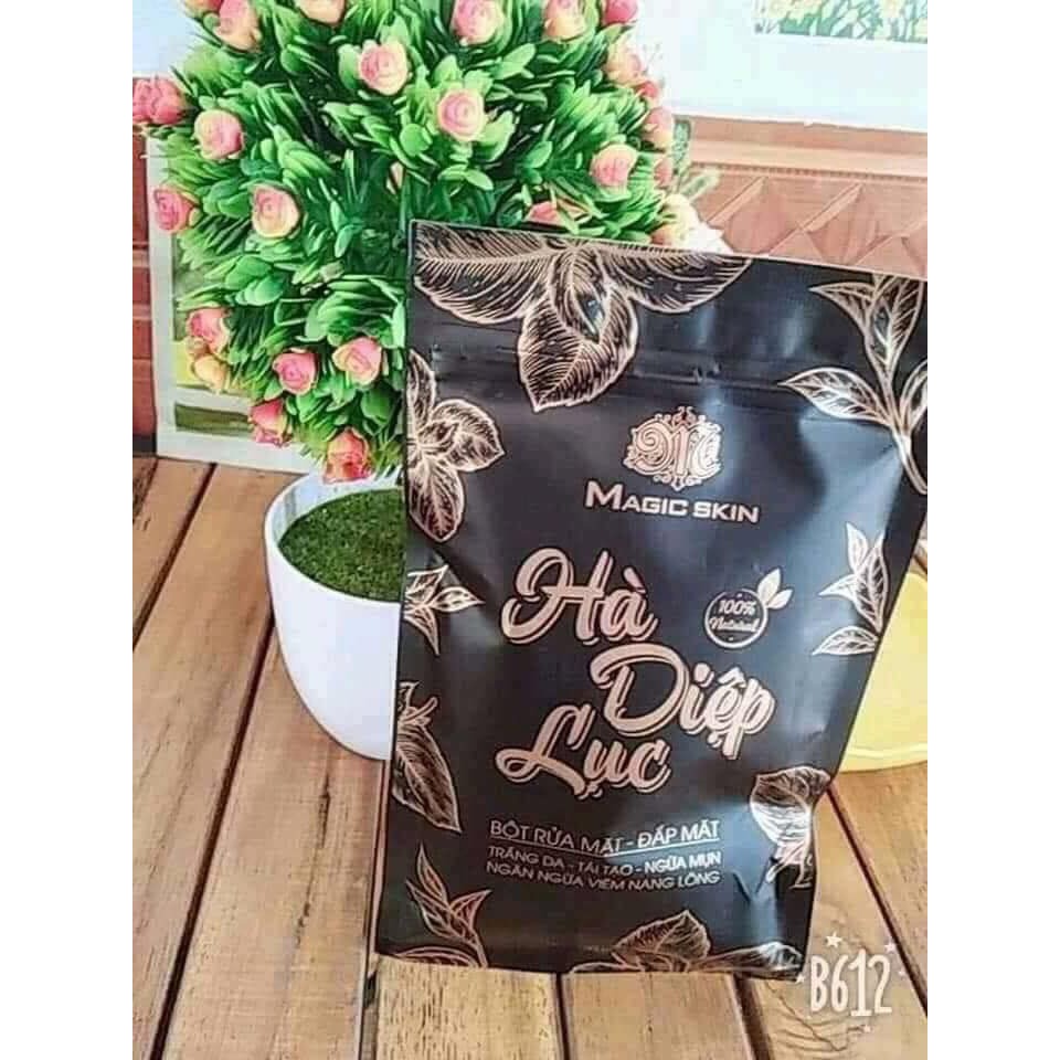 Bột rửa mặt 🌻FREESHIP🌻 Bột Hà diệp lục Magicskin