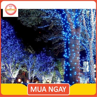 Dây đèn led trang trí ngoài trời chống nước 240 bóng led dài 50m nhấp nháy nhiều chế độ.