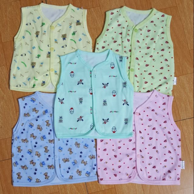 Áo gile cotton 2 lớp cho bé trai bé gái, áo chile cho bé, áo cotton thu đông cho bé