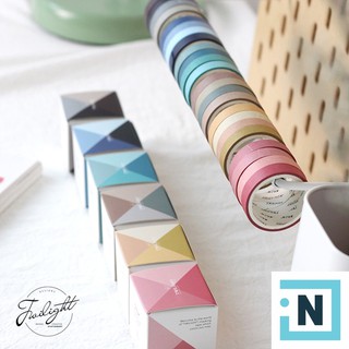[ iNote ] Set 4 Cuộn Washi Tape K905 Trơn Màu Trang Trí Sổ Tay Siêu Đáng Yêu