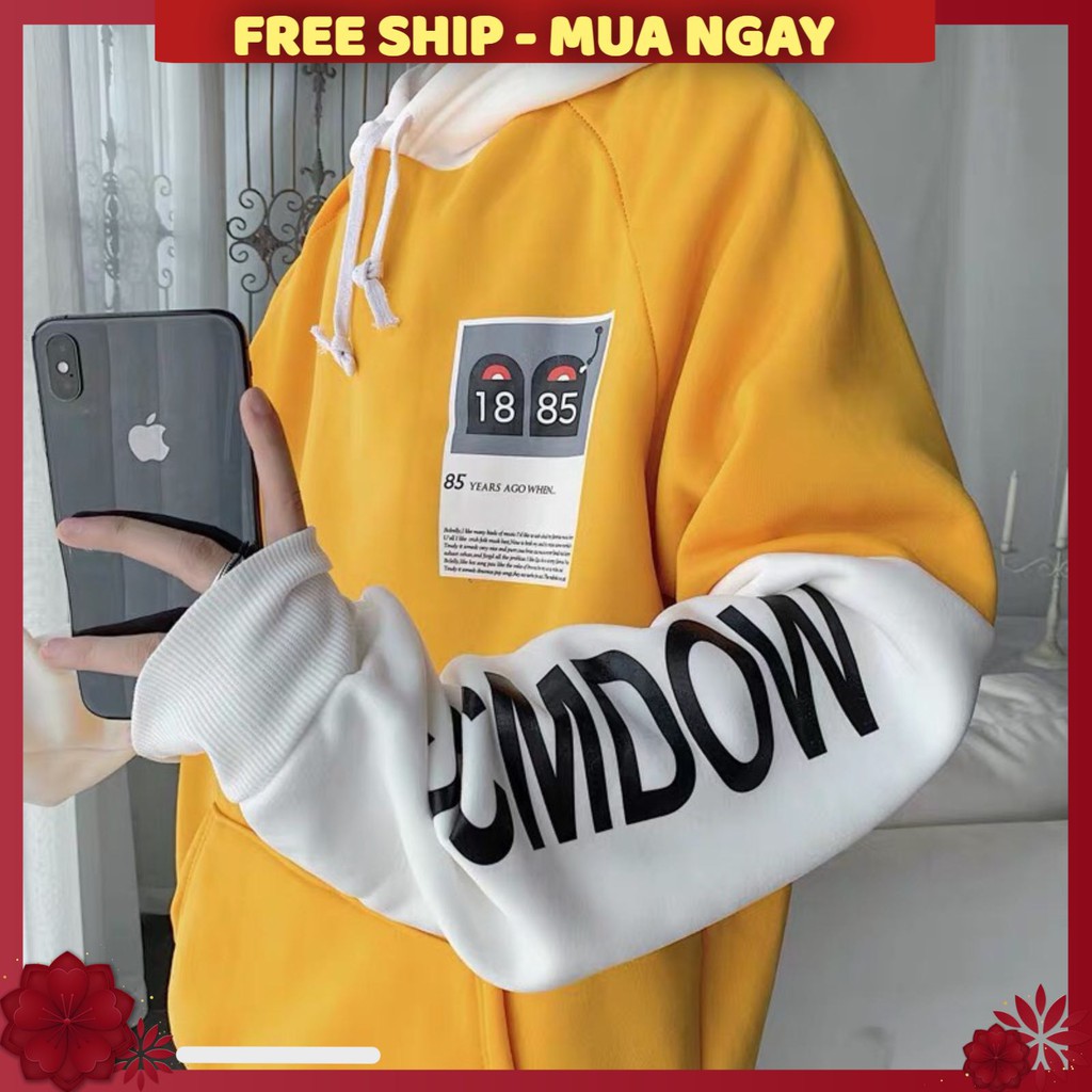 ÁO HOODIE NỮ ️❤️❤️ FREESHIP ❤️❤️ áo khoác hoodie  (CSMDOW TAY) VẢI NỈ NHIỀU MÀU - FREE SIZE DƯỚI60KG SnowGem