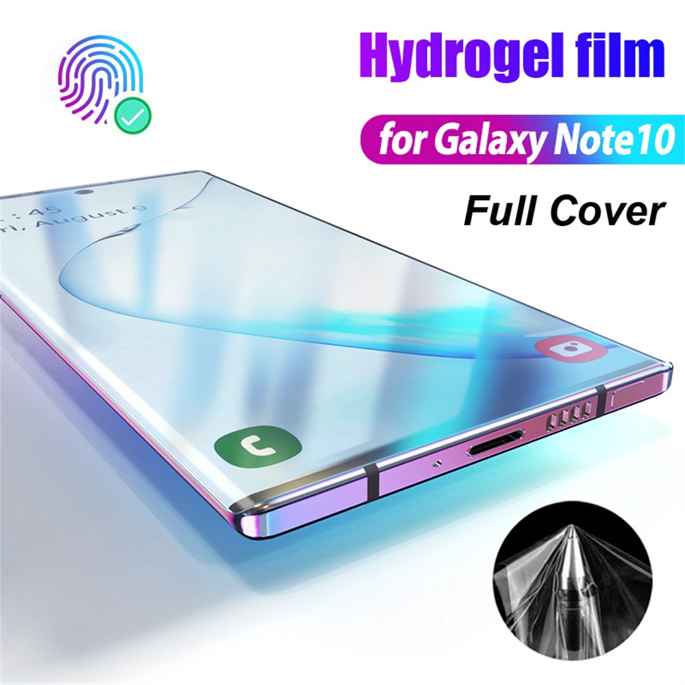 Miếng dán màn hình bằng TPU mềm siêu mỏng 3D HD cho Samsung Galaxy Note 10 / 10+ Plus