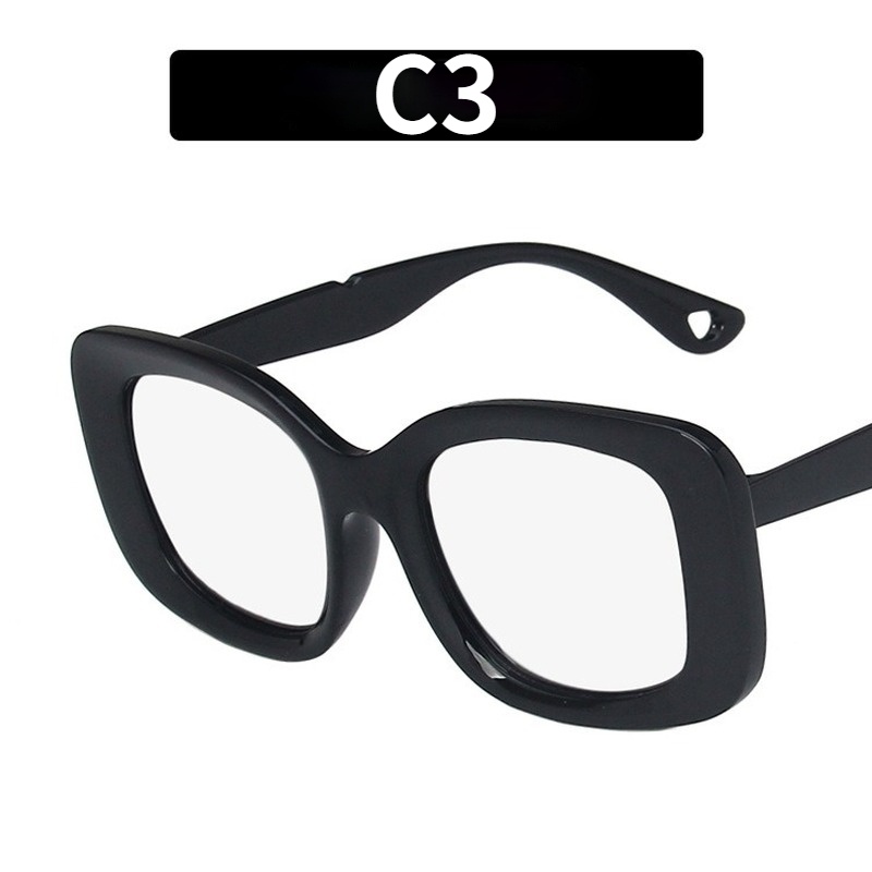 Kính Mát Gọng Vuông Cỡ Lớn Phong Cách Âu Mỹ Thời Trang