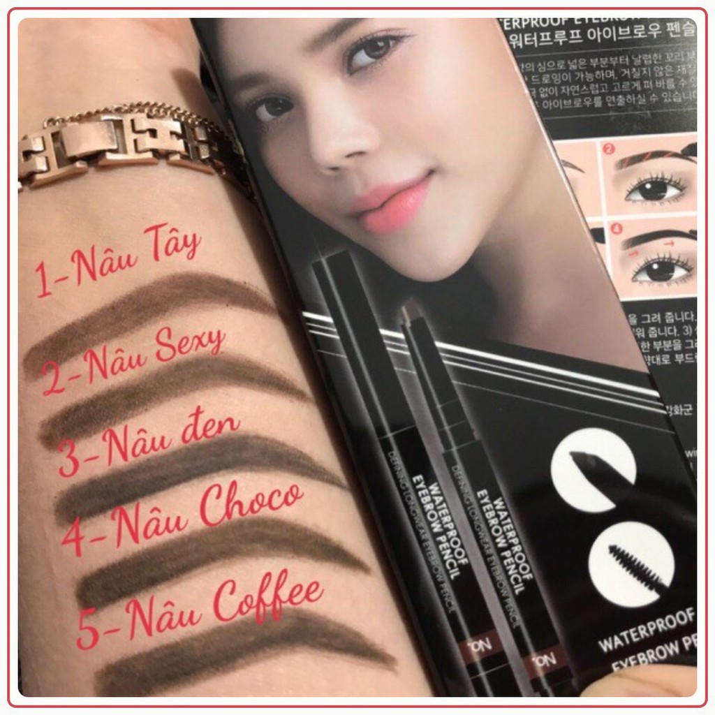 CHÌ KẺ MÀY/ BEWELL /Chì kẻ chân mày Be’well Eye Brow Pencil CHUẨN HÀN QUỐC(HÀNG AUTH)