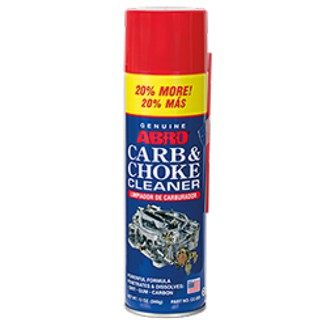 Chai xịt súc bình xăng con Abro carb & choke cleaner 340g