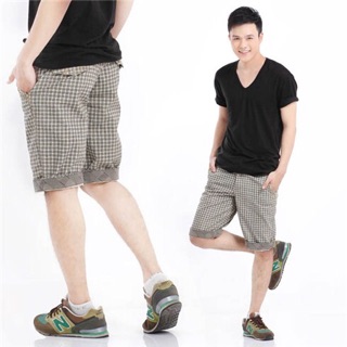 Quần short lửng kaki nam