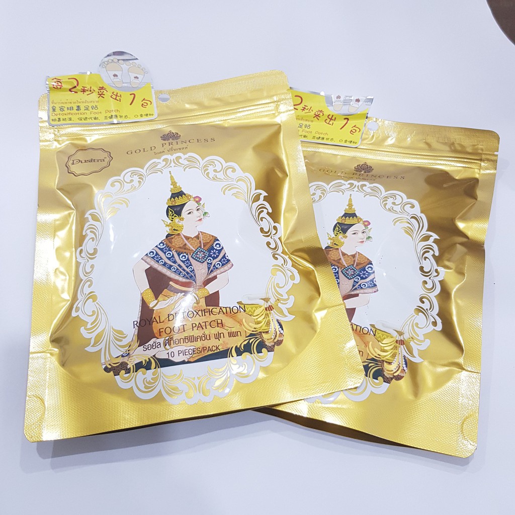 Chính hãng Thái - Gói 10 Miếng dán thải độc chân Royal -Thái Lan - LQC18