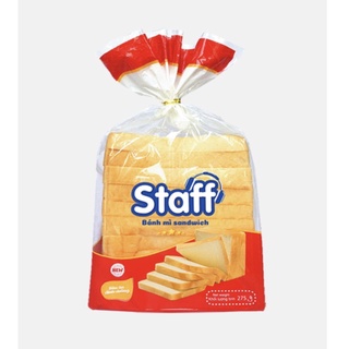 6 Túi Bánh mì sandwich staff gói 275g hsd 8-12 ngày