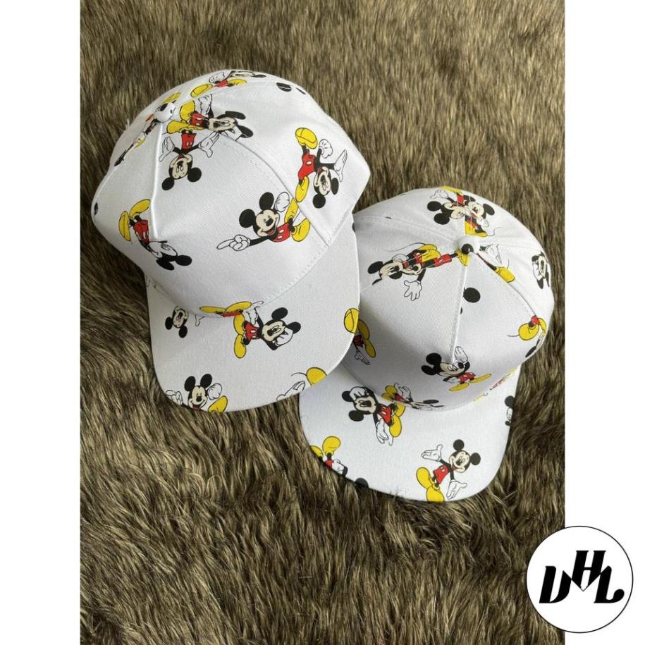 Mũ cho bé (3 đến 6 tuổi), nón trẻ em HIPHOP SNAPBACK MICKEY cho bé vải mịn cao cấp thời trang (Ảnh thật)