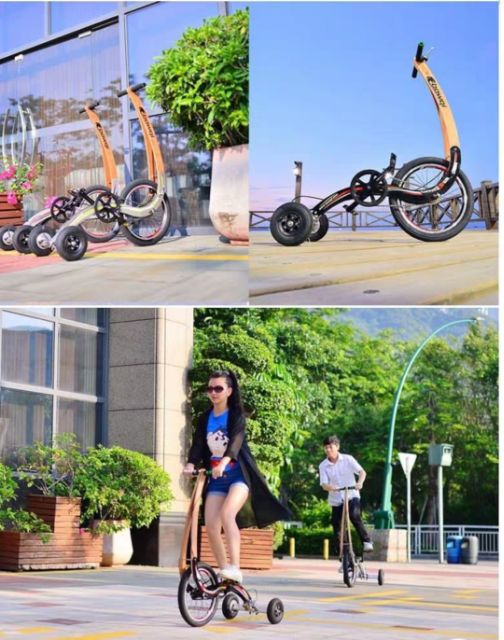 Xe đạp dáng đứng Bowqi phương tiện di chuyển thông minh trong thành phố