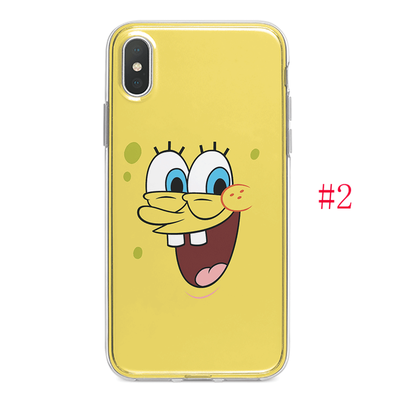 Ốp lưng Oppo A37 A39 A57 A59 A3 A3S A5 A5S A7 F1S vỏ điện thoại Silicone mềm SpongeBob SquarePants