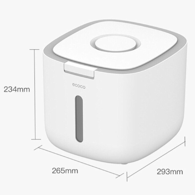 Thùng gạo thông minh ECOCO dung tích 10L cực đẹp -ADAB6688 | BigBuy360 - bigbuy360.vn