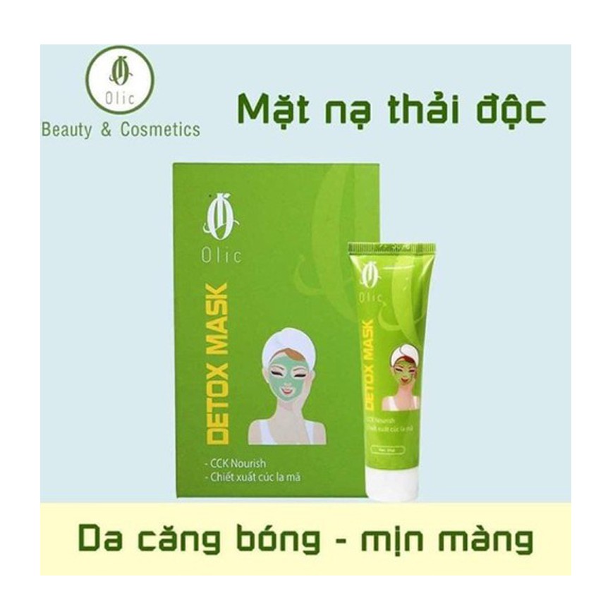 [XẢ LỖ TẶNG QUÀ] Mặt nạ thải độc chì hoạt tính olic, Mask thải độc da olic