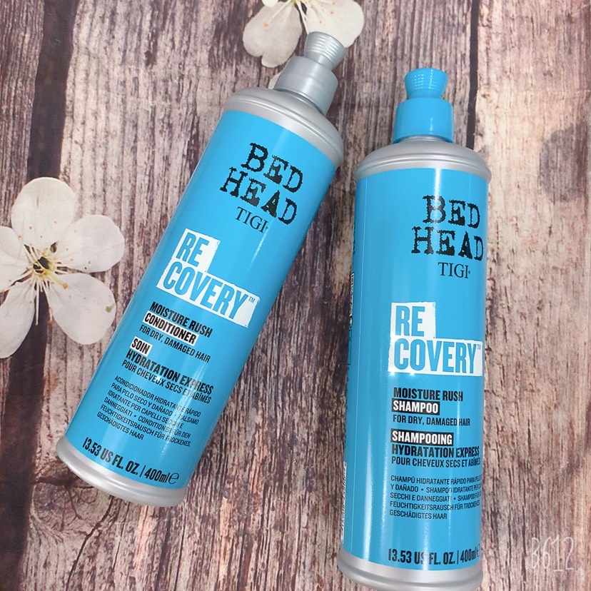 Dầu gội xả Tigi xanh dương Bed Head Recovery cấp ẩm, mềm mượt dành cho tóc  khô xơ 970ml - Dưỡng tóc, ủ tóc | TheFaceHolic.com