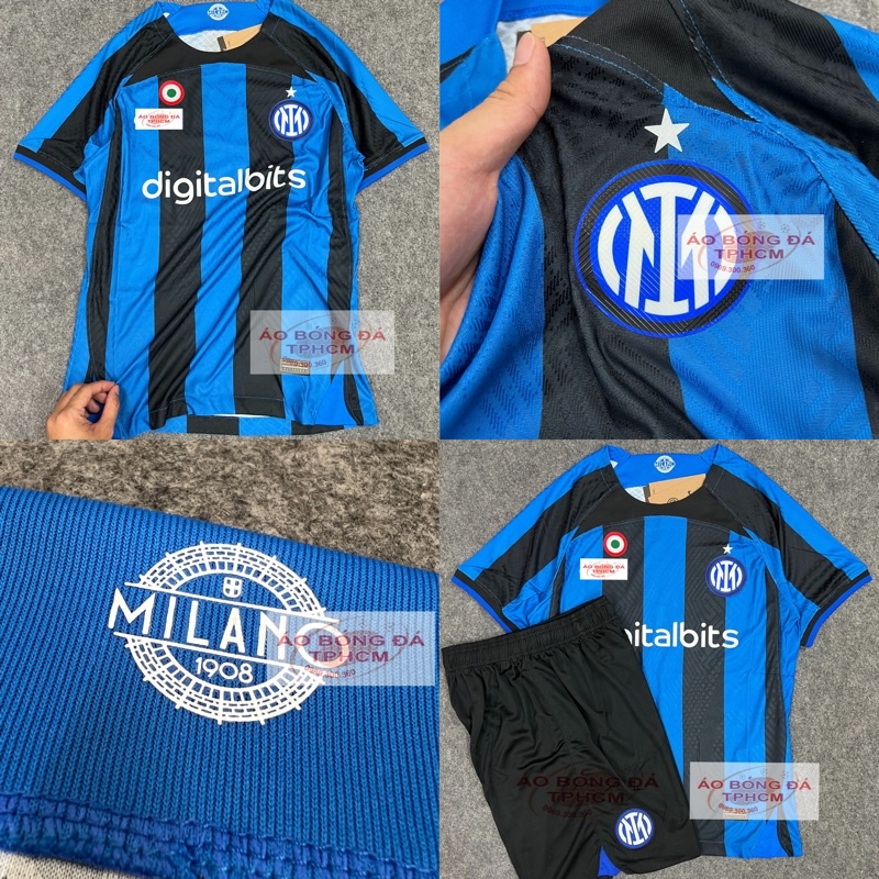 lNTER mùa 22/23 - Áo Bóng Đá bản PLAYER hàng Thái - lNTER sọc 22/23