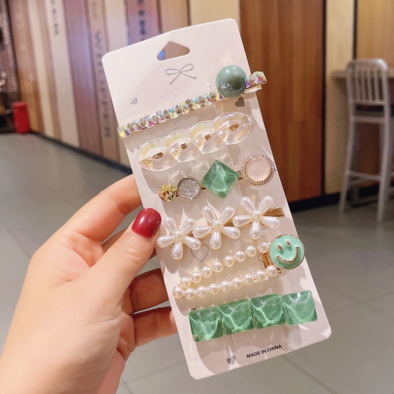 Kẹp Tóc Đính Ngọc Trai Thời Trang Với Nhiều Kiểu Dáng Tùy Chọn