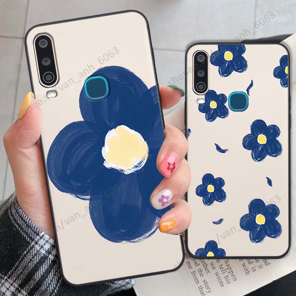 Ốp lưng Vivo U10 / Y12 / Y15 / Y17 in hình hoa, gấu rich bear nghệ thuật, thời trang
