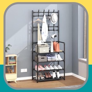 Kệ treo mũ nón túi xách giày dép 4 tầng tiện lợi