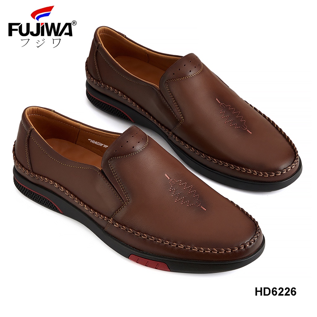 Giày Lười Da Bò Nam FUJIWA - HD6226. Form Giày Rất Đẹp. Được Đóng Thủ Công (Handmade). Có Size:  38, 39, 40, 41, 42, 43