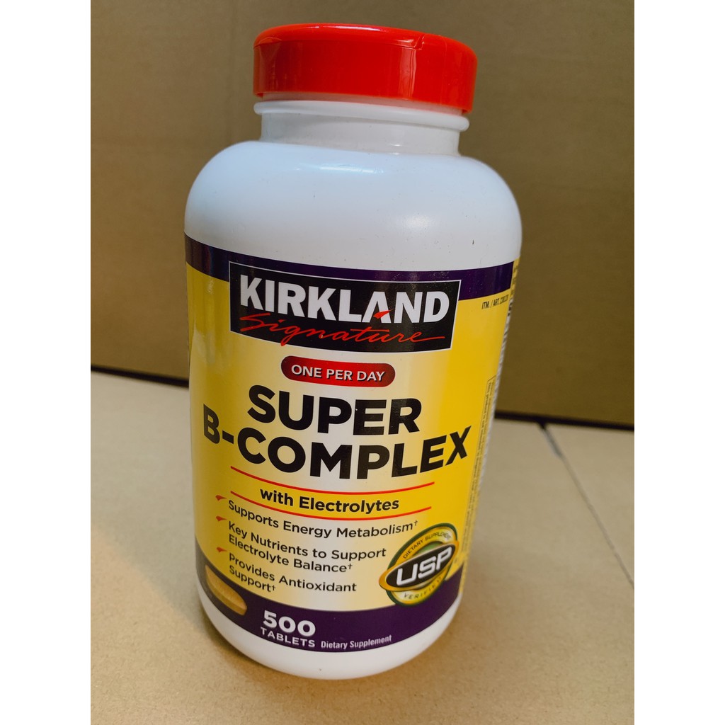 Kirkland Super B-Complex chai 500 viên của Mỹ