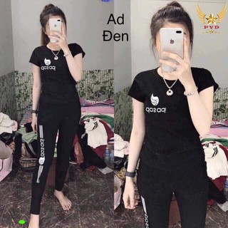 Đồ bộ nữ chất cotton quần dài mặc nhà + Cotton A.vi.đat.ss