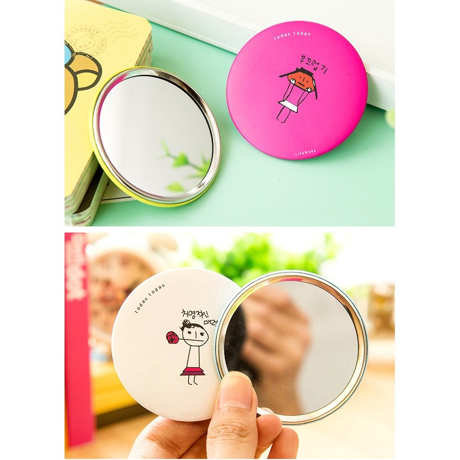 Gương tròn nhí- mini siêu kute Hàn Quốc