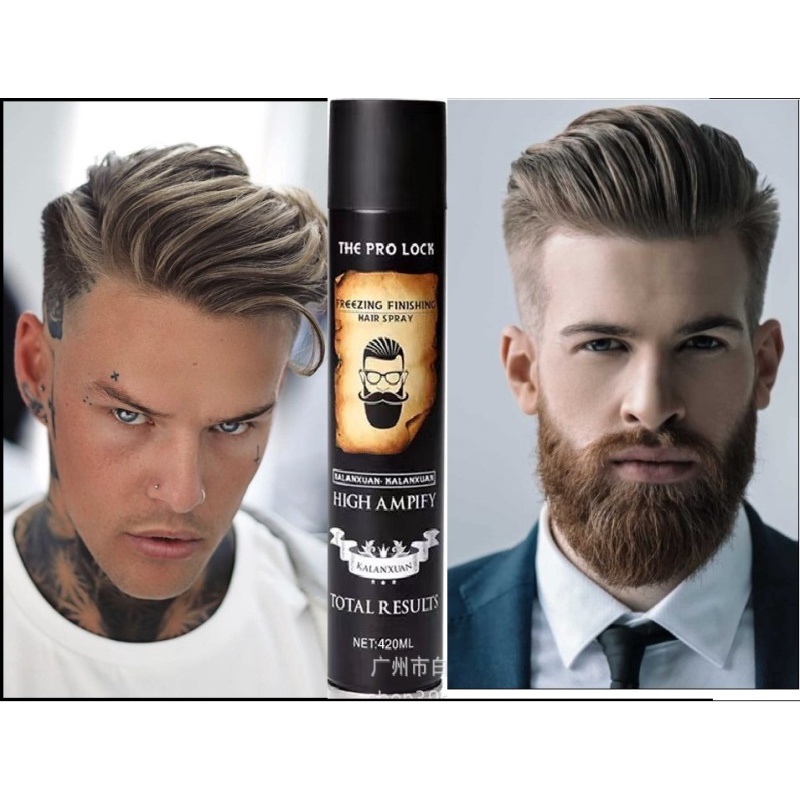 Gôm, Keo Xịt Tóc THE PRO LOCK Vàng 420ml Tạo Kiểu, Giữ Nếp Cho Tóc. HÀNG CHÍNH HÃNG