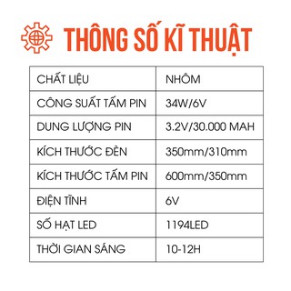 Đèn Năng Lượng Mặt Trời Pha 200W