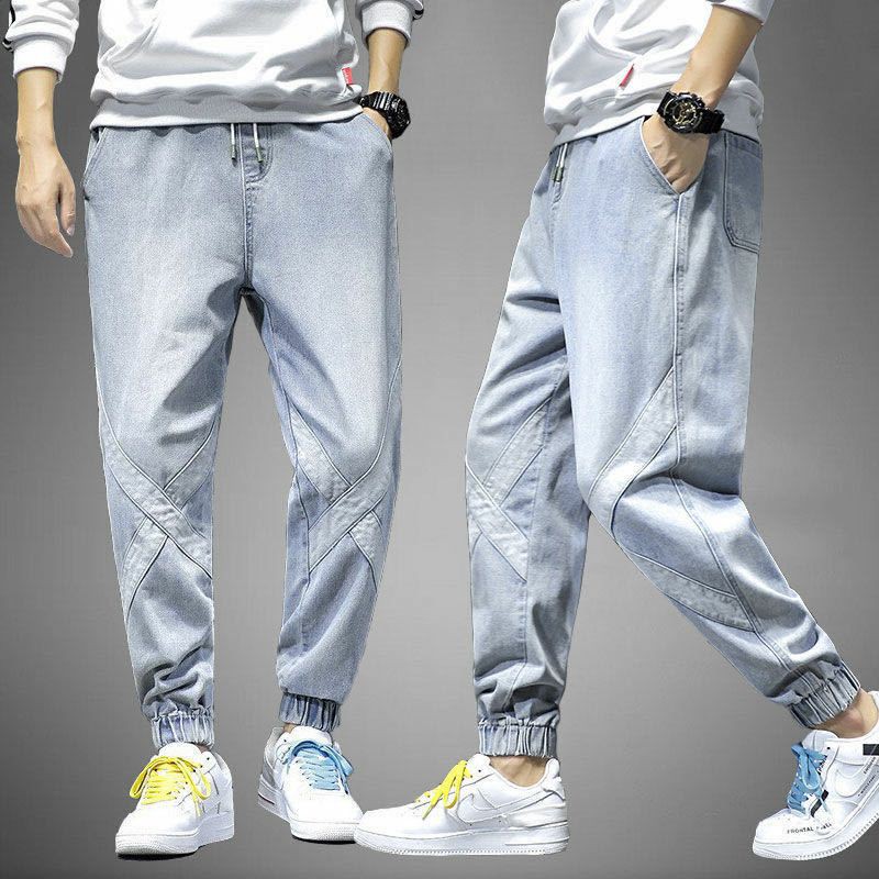 Quần Jeans Jogger Nam Cạp Chun Bó Ống Phong Cách HIPHOP STREETWEAR Ulzzang đi chơi tập gym