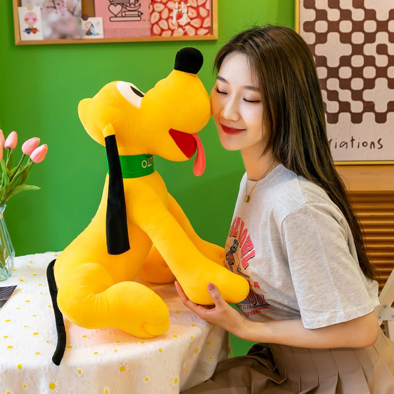 28-55cm Disney Big Pluto dog Plush Toys Orange Pluto Dog Stuffed Plush Toys Children Kids Gift Extra Large Pluto Dolls Soft Cute D