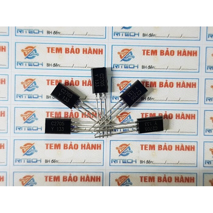 [Combo 10 chiếc] C2705, 2SC2705 Transistor NPN 0,05A/150V TO-92L