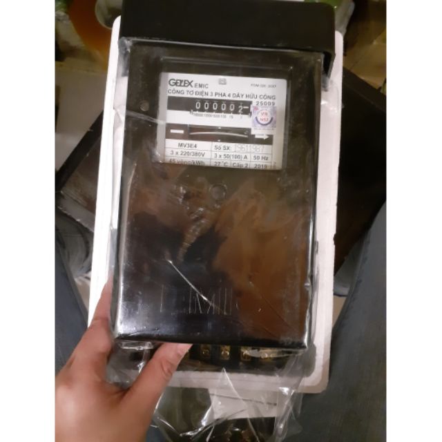 Công Tơ Điện 3 Pha  EMIC 50(100)A 220/380V  (Loại Bắt Trực Tiếp)
