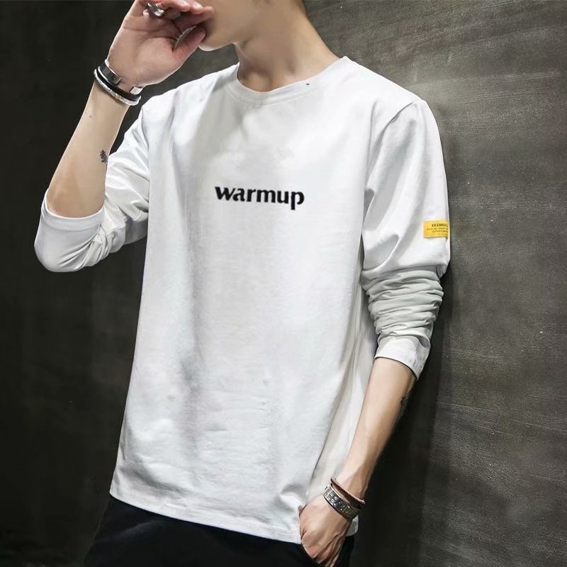 Áo Thun Tay Dài Cổ Tròn Dáng Ôm Phong Cách Hàn Quốc Thời Trang Mới 2022 Dành Cho Bạn Nam