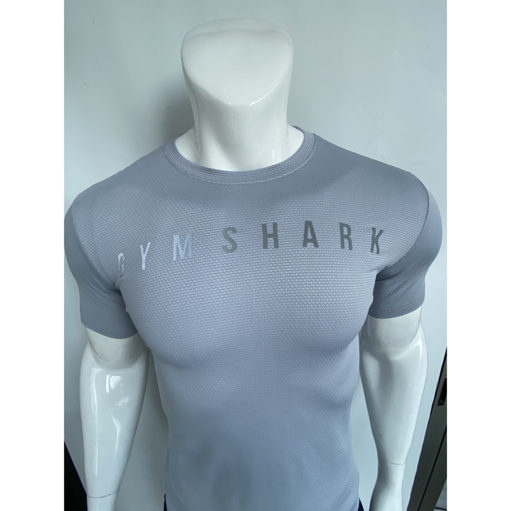 Áo thun tập gym cao cấp GymShark vải da rắn siêu chất - BiT Fitness TEE.GS.DR