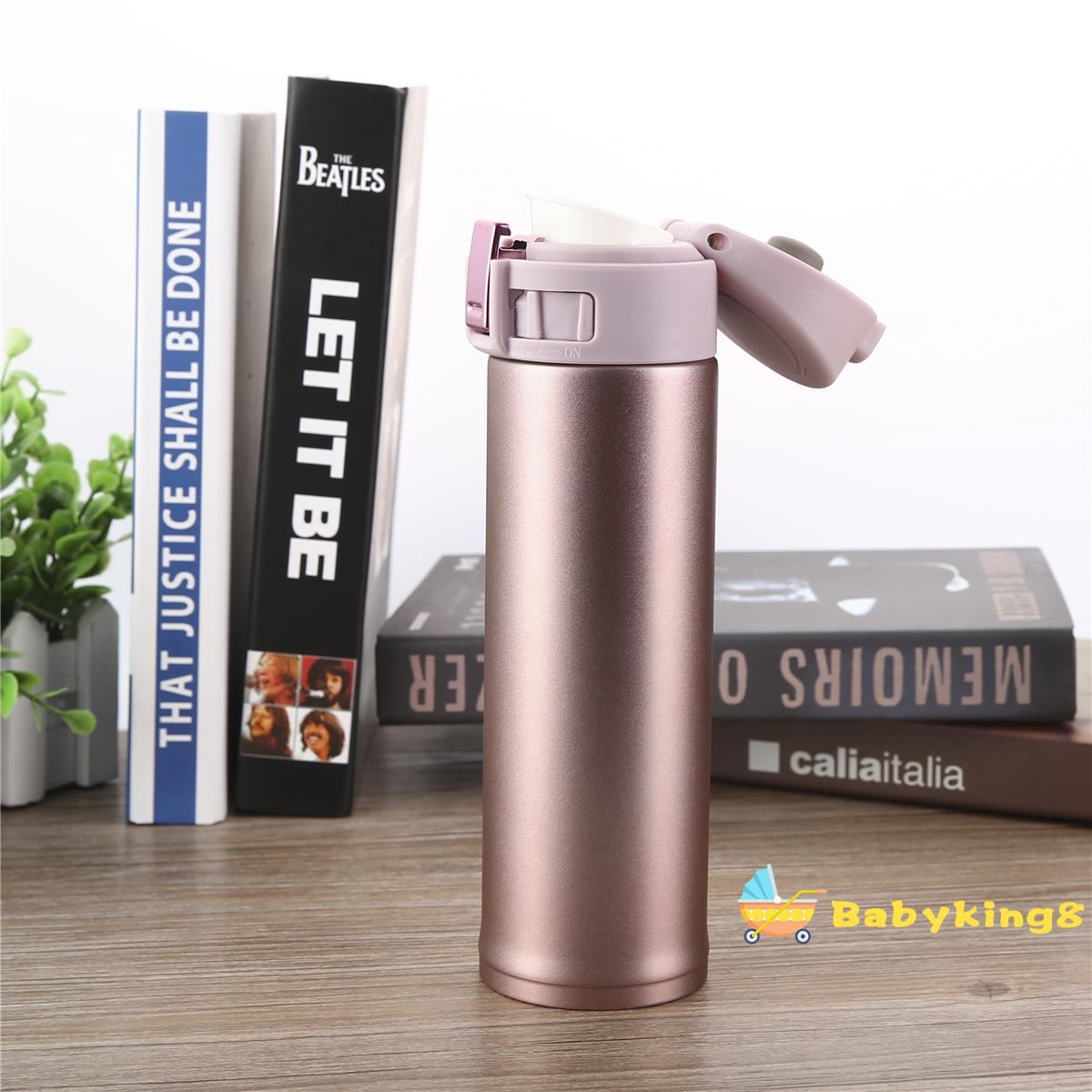 AA-Stainless Steel Travel Water Bottle 0.5L Water Mug Bottle Cup Thermos