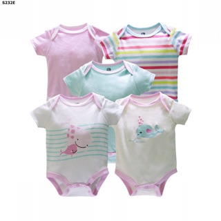 Set 5 body chip cộc cho bé