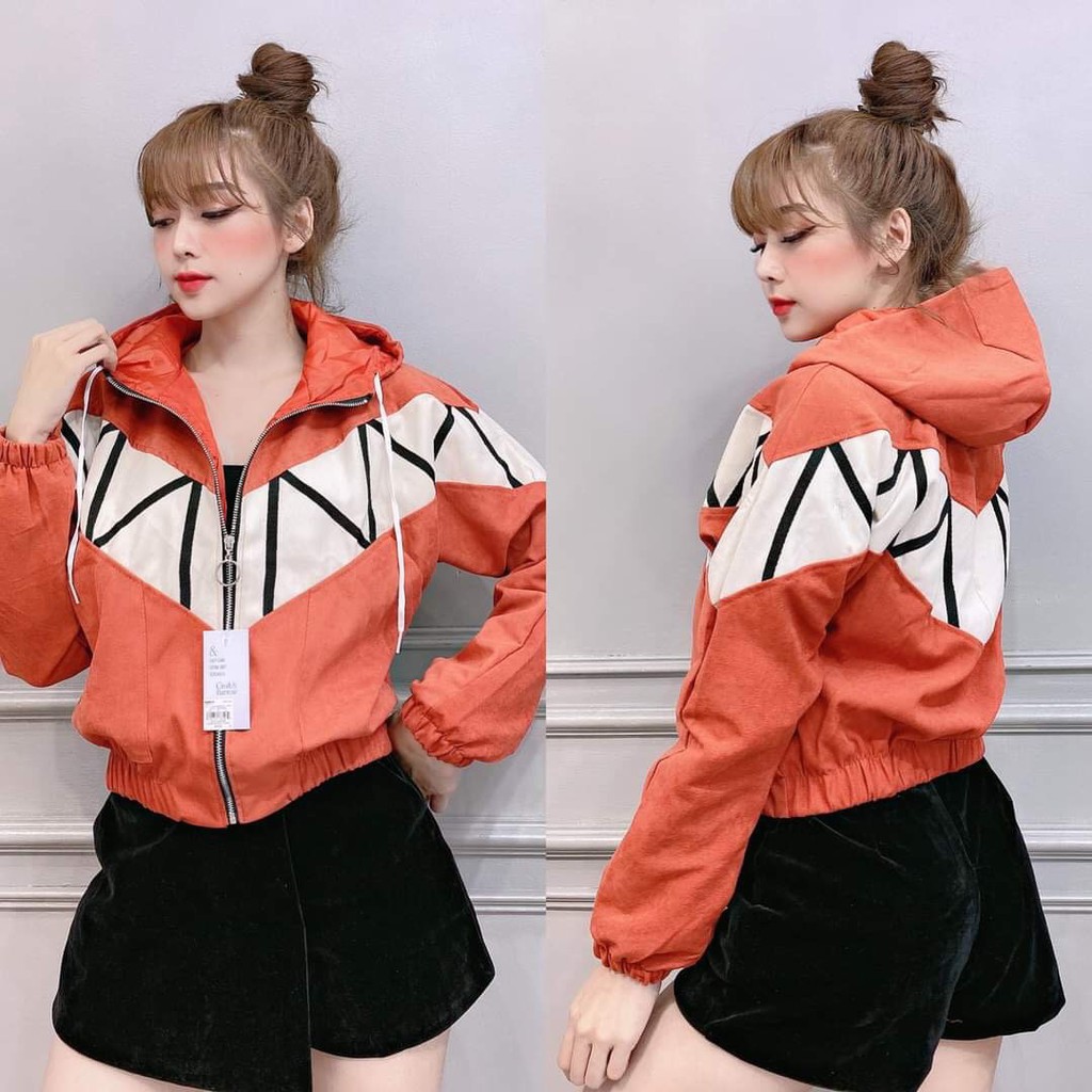 Áo khoác dù nữ 2 lớp form bomber, màu chữ V đầy ấn tượng - Hot trend | WebRaoVat - webraovat.net.vn