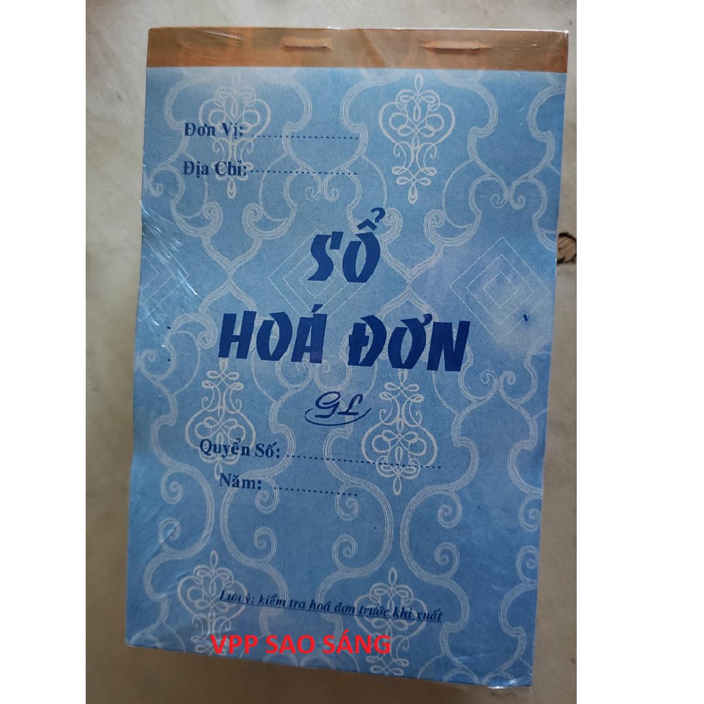 Hóa đơn bán lẻ 2 liên 100 tờ (1 quyển)