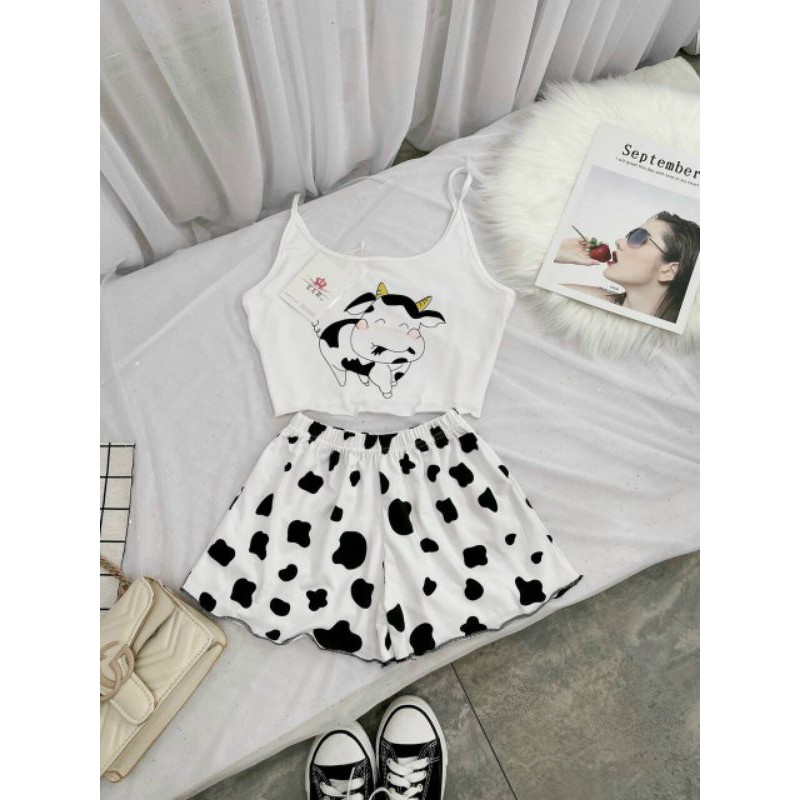 Set hai dây bò sữa đáng yêu