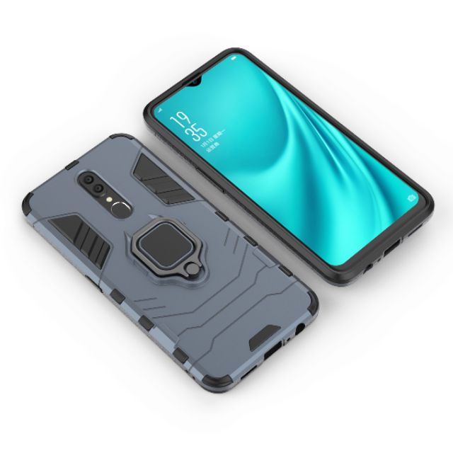 Ốp lưng Oppo F11 chống sốc Iron Man Iring cao cấp siêu bền giá đỡ mặt lưng