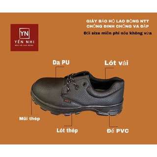Giày bảo hộ lao động NTT chống đinh chống va đập